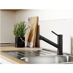 Mitigeur cuisine Kano-S 526668 Noir Mat 