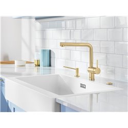 Mitigeur cuisine Linus 526683 Satin Gold 
