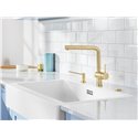 Mitigeur cuisine Linus 526683 Satin Gold 