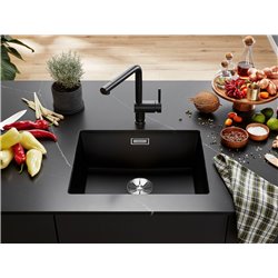 Mitigeur cuisine Linus 525806 Noir Mat 