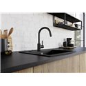 Mitigeur cuisine Mida-S 526653 Noir Mat 