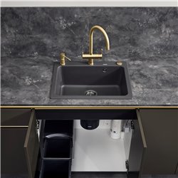 Mitigeur cuisine Trima 526695 Satin Gold 