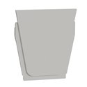 Entrée de câble Mureva Styl MUR39008 blanc pour tube