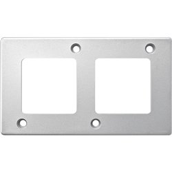 Plaque de finition Anti-vendalisme MTN480260 2 postes