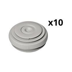 Lot de 10 entrées de câbles Mureva Box IMT36130 Ø4-20 / perçage Ø23mm blanc 
