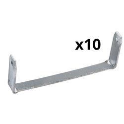 Lot de 10 supports borniers Kaedra 13361 4 modules pour mini Kaedra