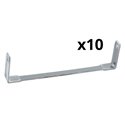 Lot de 10 supports borniers Kaedra 13362 6 modules pour mini Kaedra