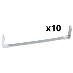 Lot de 10 supports borniers Kaedra 13363 8 modules pour mini Kaedra
