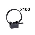 Lot de 100 instacables Mureva Fix ENN47935 Ø16-32 mm noir