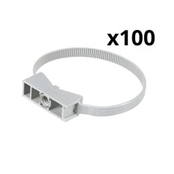 Lot de 100 instacables Mureva Fix ENN47960 Ø40-63 mm gris