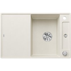 Evier Axia III 45 S-F Silgranit PuraDur Blanc Soft Planche verre blanc 527037