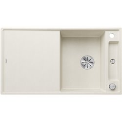 Evier Axia III 5 S Silgranit PuraDur Planche frêne Blanc Soft 527040