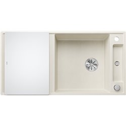 Evier Axia III XL 6 S Planche verre blanc Blanc Soft 527051
