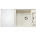 Evier Axia III XL 6 S Planche verre blanc Blanc Soft 527051