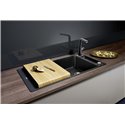 Evier Axia III XL 6 S Planche frêne Noir 525858