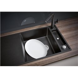 Evier Axia III XL 6 S Planche frêne Noir 525858