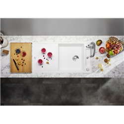 Evier Axia III XL 6 S Planche frêne Blanc 523504