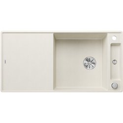 Evier Axia III XL 6 S-F Silgranit PuraDur Planche frêne Blanc Soft 527054