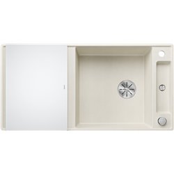 Evier Axia III XL 6 S-F Silgranit PuraDur Planche verre blanc Blanc Soft 527053