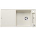Evier Axia III XL 6 S-F Silgranit PuraDur Planche verre blanc Blanc Soft 527053