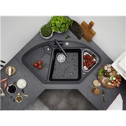 Evier Blancodelta II Noir 525867