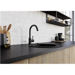 Evier Blancorondo Noir 525959