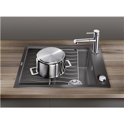 Evier Elon 45 S Automatique Gris Volcan 527251