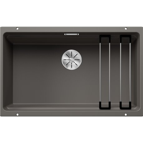 Evier Etagon 700-U 730x460 mm Gris Volcan 527261