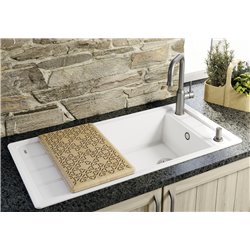 Evier Faron XL 6 S Silgranit Blanc 524807