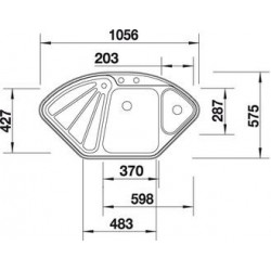Evier Blancodelta-IF Inox 523667