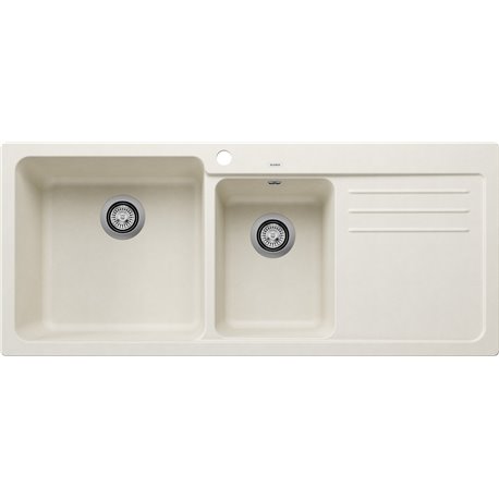 Evier Naya 8 S Egouttoir à droite Blanc Soft 527131