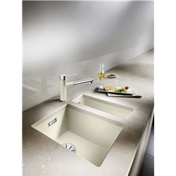 Evier Subline 160-U Silgranit 190x460 mm Blanc Soft 526802
