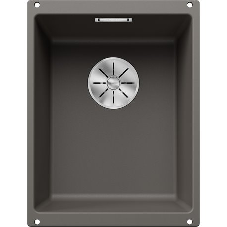 Evier Subline 320-U Silgranit 350x460 mm Gris Volcan 527343