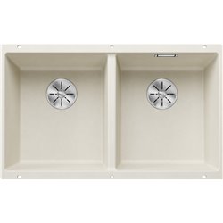 Evier Subline 350/350-U Silgranit Blanc Soft 527164
