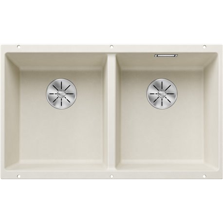 Evier Subline 350/350-U Silgranit Blanc Soft 527164