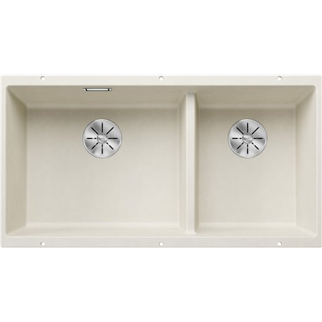 Evier Subline 480/320-U Silgranit Blanc Soft 527168