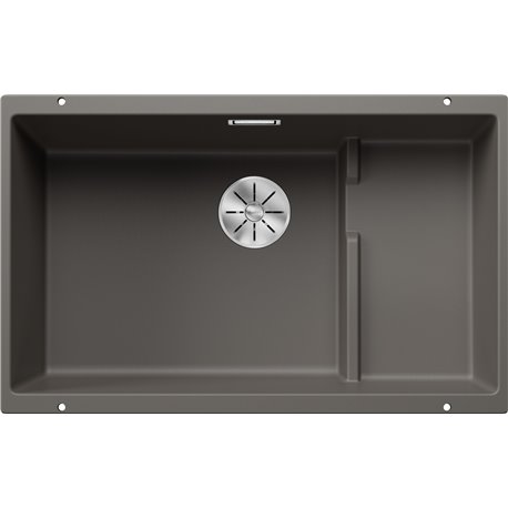 Evier Subline 700-U Level Silgranit Avec accessoires Gris Volcan 527354