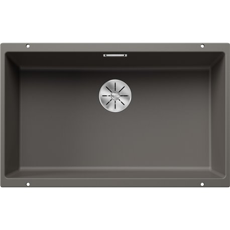 Evier Subline 700-U Silgranit 730x460 mm Gris Volcan 527356