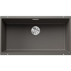 Evier Subline 800-U Silgranit 830x460 mm Gris Volcan 527357