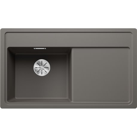 Evier Zenar 45 S-F Silgranit sans access. Egouttoir droite Gris Volcan 527362
