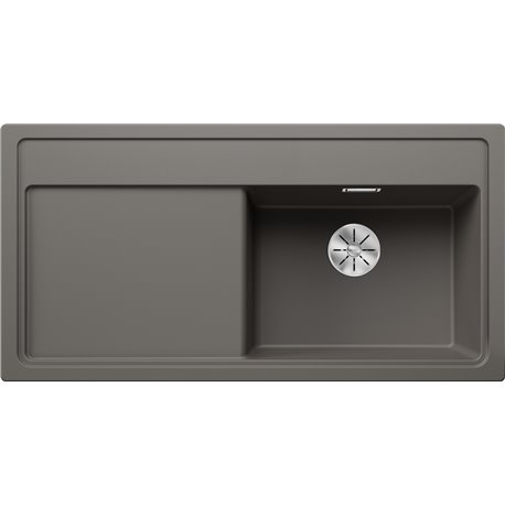 Evier Zenar XL 6 S Silgranit sans access. Egouttoir gauche Gris Volcan 527372 Evier Zenar XL 6 S Silgranit sans access. Egouttoir gauche Gris Volcan 527372