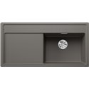 Evier Zenar XL 6 S-F Egouttoir gauche Gris Volcan 527375
