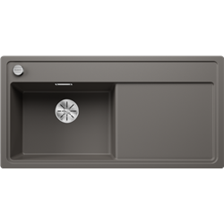 Evier Zenar XL 6 S-F Egouttoir droite Gris Volcan 527374