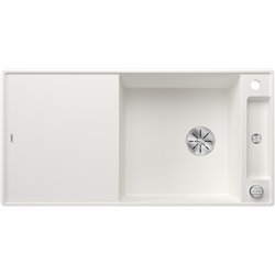 Evier Axia III XL 6 S-F Silgranit PuraDur Planche frêne Blanc 523523