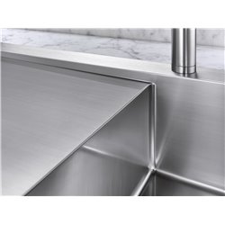 Evier Claron 5 S-IF Steelart Grande cuve Egouttoir à gauche Inox 521625