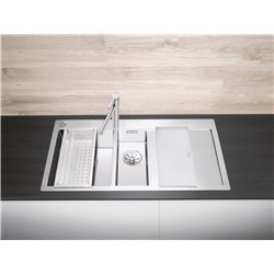Evier Claron 6 S-IF Steelart Cuve simple et vide sauce Egouttoir à droite Inox 521646
