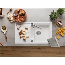 Evier Metra 45 S Automatique Blanc 513028