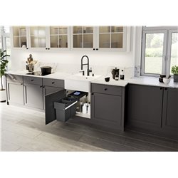 Evier Panor 60 Blanc Cristal 2 percements 514501
