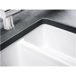 Evier Subline 350/150-U 567x456 mm Blanc Cristal PuraPlus 523741