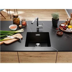 Evier Subline 400-U Silgranit 430x460 mm Noir 525990